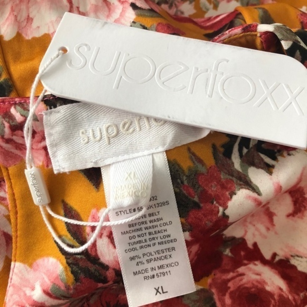 Mustard Floral Dress - NWT - Picture 8 of 9